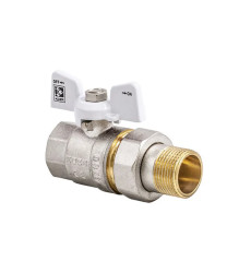 Кран з американкою 3/4" Koer KR.227.W білий (KR0097)