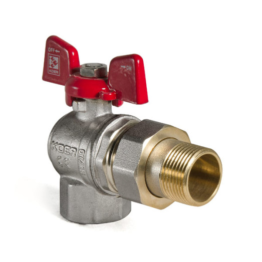 Кран з американкою 3/4" Koer KR.228 кутовий (KR0018)