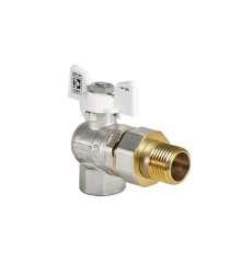 Кран з американкою кутовий Koer KR.228.W - 1" (KR5105)