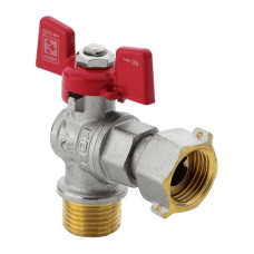 Кран з накидною гайкою 1/2" ГШМ кутовий Koer KR.221 (KR0170)