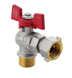 Кран з накидною гайкою 3/4" ГШМ кутовий Koer KR.221 (KR0171)