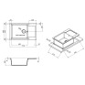Кухонная мойка Lidz 781x510/200 COL-06 (LIDZCOL06781510200)