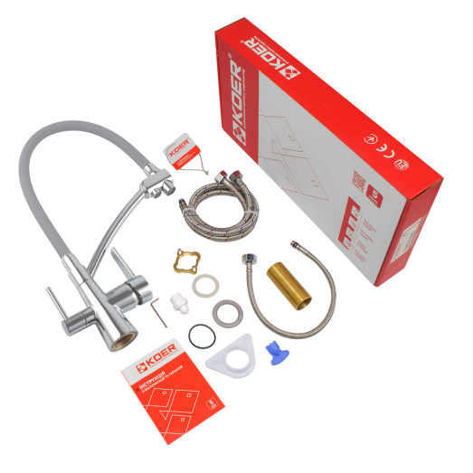 Кухонний змішувач з виходом для питної води KOER KB-72003-01 (KR3375)