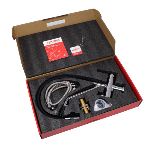 Кухонний змішувач з виходом для питної води KOER KB-72006-01 (KR3379)