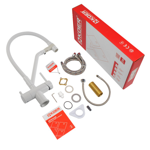 Кухонный смеситель с выходом для питьевой воды KOER KB-72006-03 (KR3381)