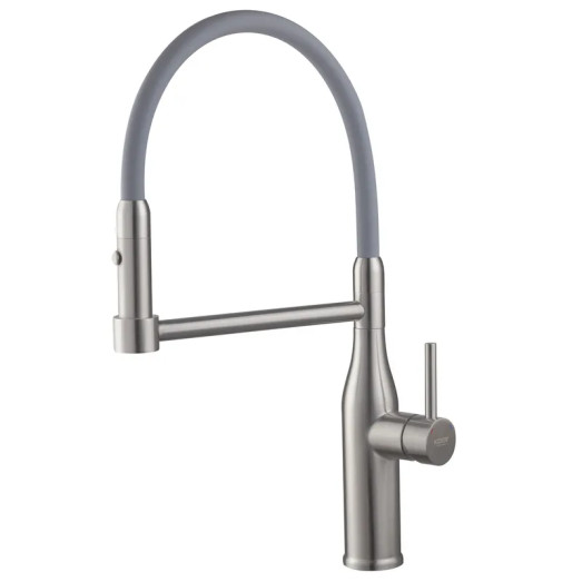 Кухонный смеситель с силиконовым изливом KOER KI-70005-02 (KR3388)