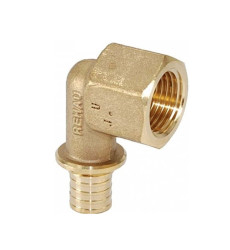 Уголок Rehau Rautitan переходной 20-G 1/2" RX+ (456413001)