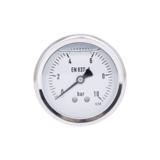 Манометр глицериновый Thermo Alliance Forte 63 мм 1/4" с задним подключением 0-10 бар (TAF171G10B)