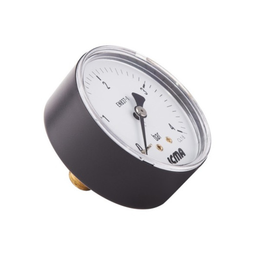 Манометр Icma 1/4" 0-4 бар заднее подключение №243 (91243AB04)