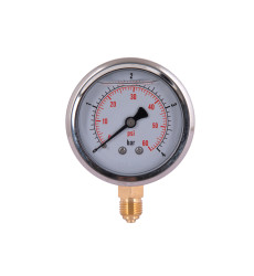 Манометр с глицерином Thermo Alliance Forte 4 бар 1/4" нижнее подключение (TAF170G4B)