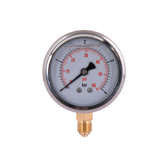 Манометр с глицерином Thermo Alliance Forte 4 бар 1/4" нижнее подключение (TAF170G4B)