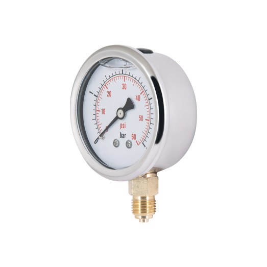 Манометр с глицерином Thermo Alliance Forte 4 бар 1/4" нижнее подключение (TAF170G4B)
