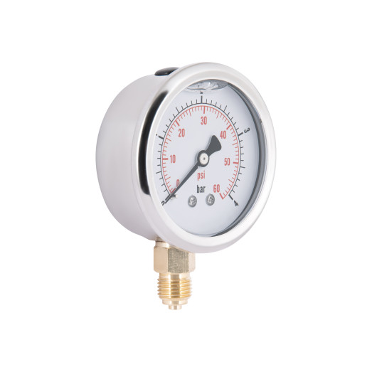 Манометр с глицерином Thermo Alliance Forte 4 бар 1/4" нижнее подключение (TAF170G4B)
