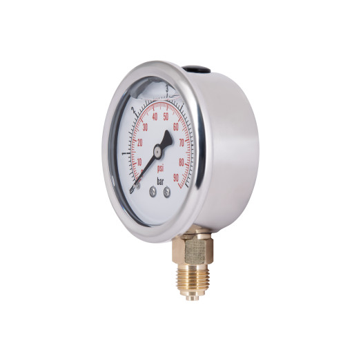 Манометр с глицерином Thermo Alliance Forte 6 бар 1/4" нижнее подключение (TAF170G6B)