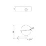 Манометр с глицерином Thermo Alliance Forte 6 бар 1/4" заднее подключение (TAF171G6B)