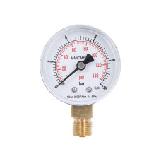 Манометр Thermo Alliance Standart 10 бар 1/4" нижнее подключение (SD17010B)