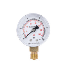 Манометр Thermo Alliance Standart 10 бар 1/4" нижнее подключение (SD17010B)