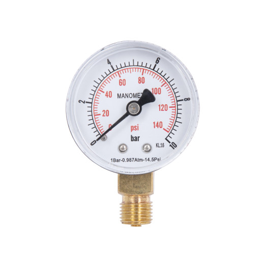 Манометр Thermo Alliance Standart 10 бар 1/4" нижнее подключение (SD17010B)