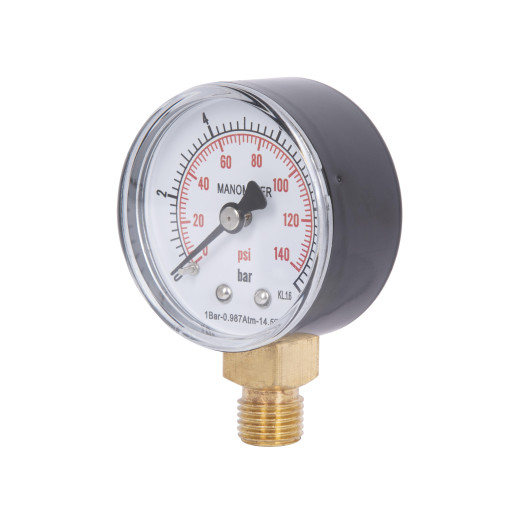 Манометр Thermo Alliance Standart 10 бар 1/4" нижнее подключение (SD17010B)