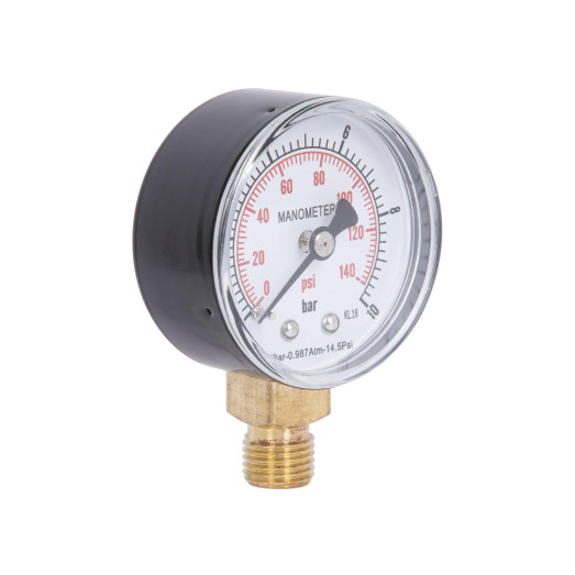 Манометр Thermo Alliance Standart 10 бар 1/4" нижнее подключение (SD17010B)