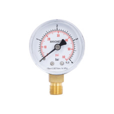 Манометр Thermo Alliance Standart 50 мм 1/4" нижнее подключение (SD1704B)