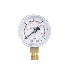 Манометр Thermo Alliance Standart 50 мм 1/4" нижнее подключение (SD1706B)