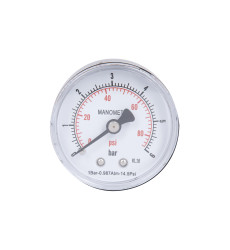 Манометр Thermo Alliance Standart 6 бар 1/4" заднее подключение (SD1716B)