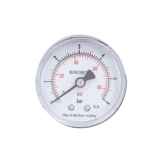 Манометр Thermo Alliance Standart 6 бар 1/4" заднее подключение (SD1716B)