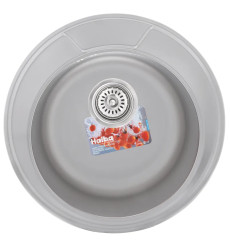 Мийка кухонна Haiba 490 (Satin) (HB0534)