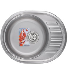 Мийка кухонна Haiba 57x45 (Satin) (HB0549)