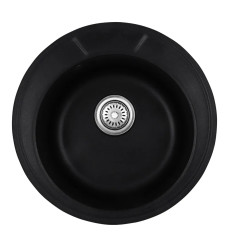 Мийка кухонна Haiba HB8301-G226 Black 490x180 (HB0971)