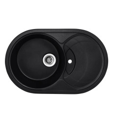 Мийка кухонна Haiba HB8310-G226 Black 780x500x220 (HB0975)