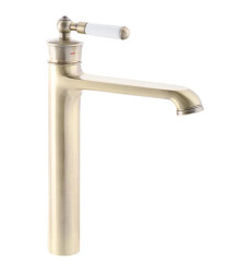 Смеситель для умывальника высокий MIXXUS PREMIUM VINTAGE BRONZE 001 HIGH (Цвет бронза) (MI2860)