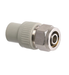 Муфта для колектора Koer K0284.Pro - 20x16x2.0mm PPR з переходом на PEX (KP3159)