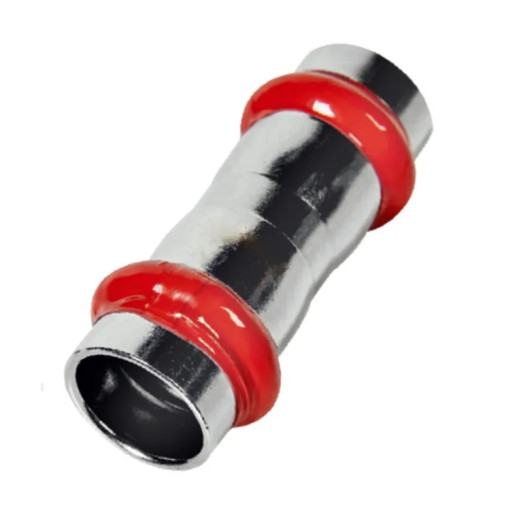 Муфта двухраструбная Koer KQ.C42-2 Press-Inox AISI 304 42x42 (KR6312)