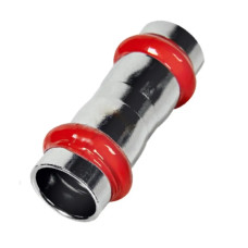 Муфта двухраструбная Koer KQ.C54-2 Press-Inox AISI 304 54x54 (KR6313)