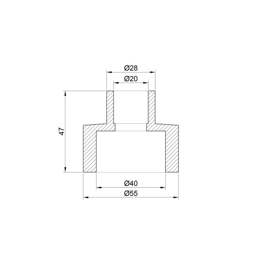 Муфта PPR Alfa Plast 40х20 мм (APREDU4020X)