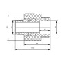 Муфта PPR Blue Ocean 20х3/4" ЗР (BOEAXX2002XXX)