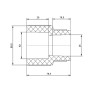 Муфта PPR Blue Ocean 63х25 редукционная (BORCXX6325XXX)