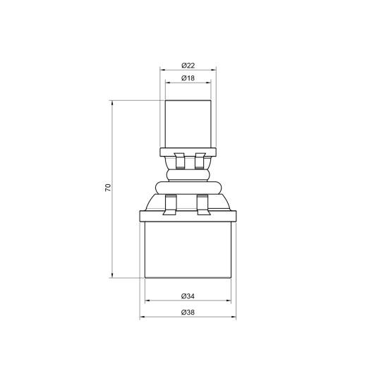 Муфта прес Icma 32х16 №400 (81400GQGH06)