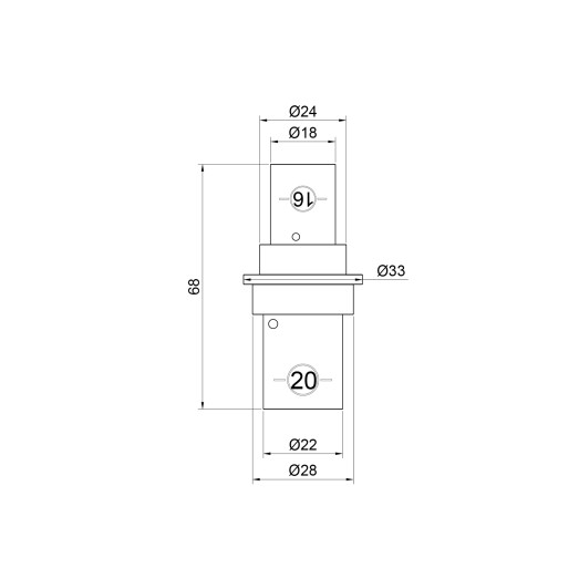 Муфта пресс SharkBite 20х16 мм (SNP001620)