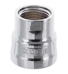 Муфта редукційна 1/2"х3 /4" (хром) Koer KF.C0608.chr (KF0122)