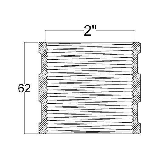 Муфта SD Forte 2" ВВ SF35650