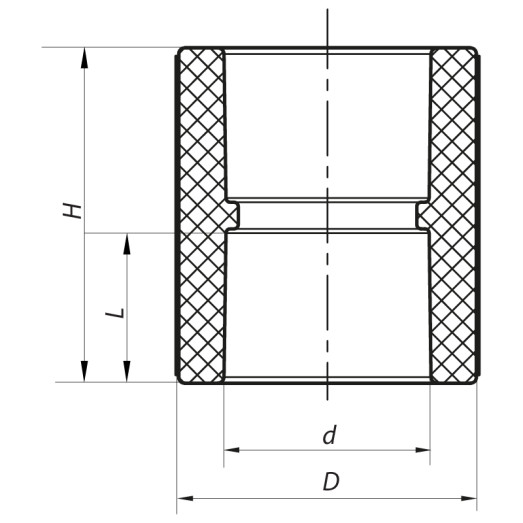 Муфта з'єднувальна ППР KOER 20 мм (KP3388)