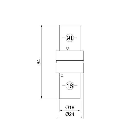 Муфта прес SharkBite 16 мм (SNP001616)
