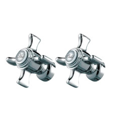 Набір ручок Haiba Zeus Handles SET-02 (без кран-букс, пара) (AC0603)