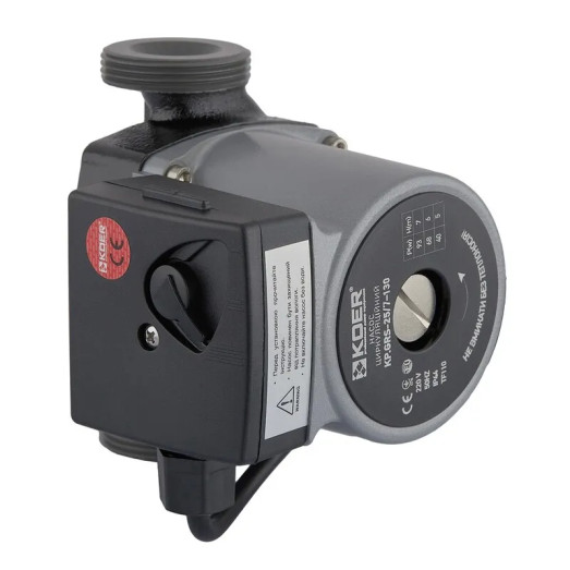 Насос циркуляційний KOER KP.GRS-25/7-130 (з кабелем, без гайок) (KP2796)