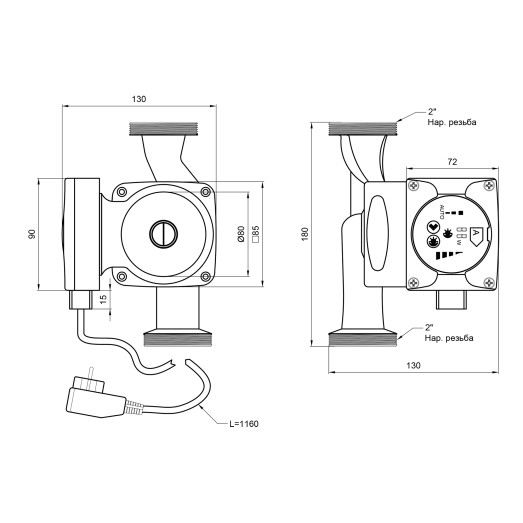 Насос циркуляційний Thermo Alliance LPSA 32/60/180 (LPSA3260180)