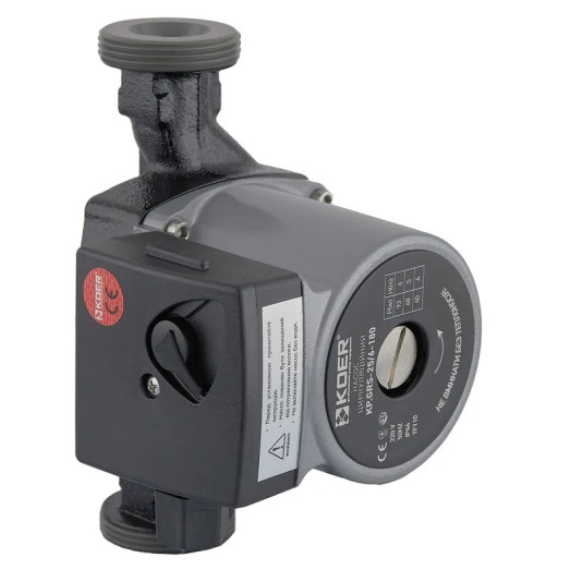 Насос циркуляційний KOER 25/6-180 (з кабелем, обмотка - мідь, гайки)