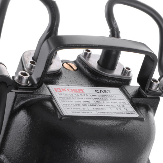 Насос дренажно-фекальний KOER WQD 18-15-0.75 CAST (KP2663)